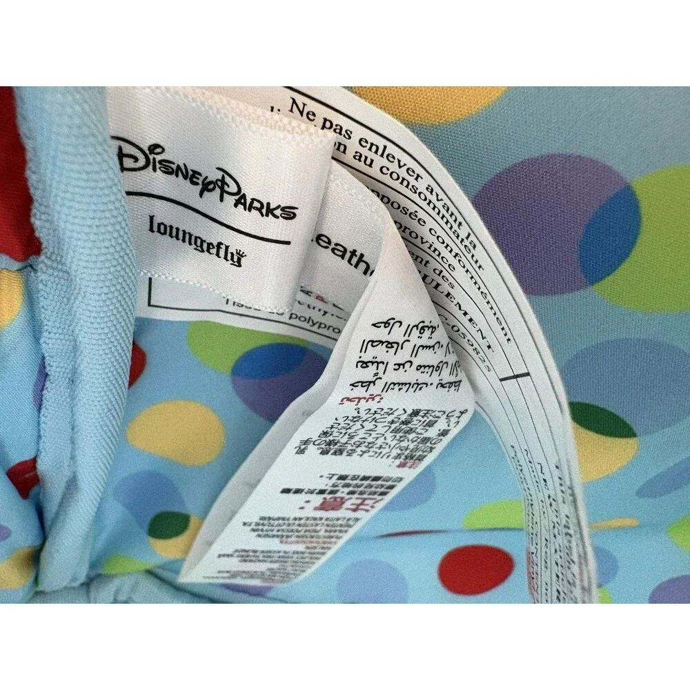 Disney Parks Exclusive Loungefly Inside Out Black w/Blue Mini Backpack EUC